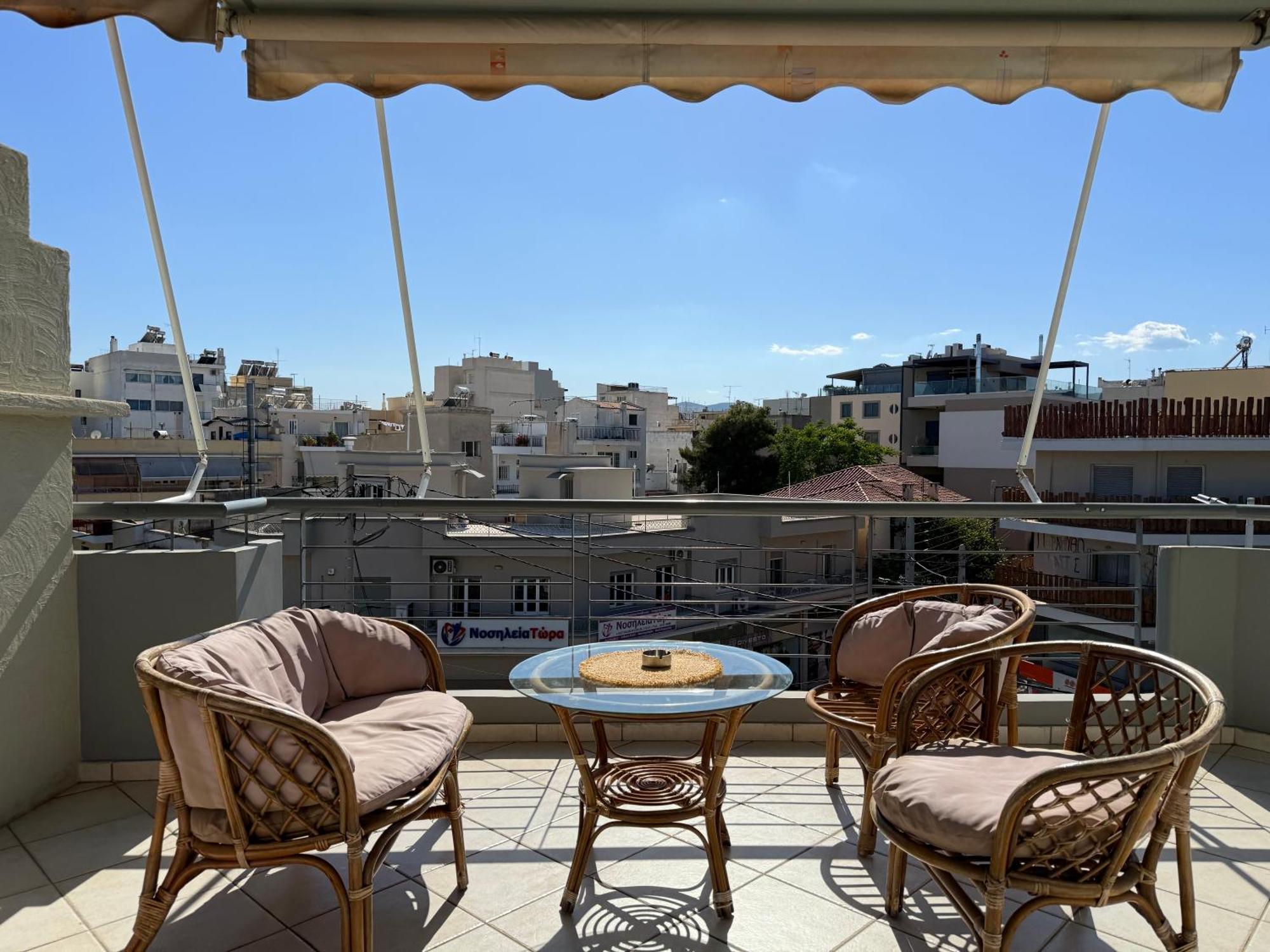 Sunny Home Private Jacuzzi Hydromassage Acropolis & Lycabettus Far View Parking 300M Metro Peristeri Атина Екстериор снимка
